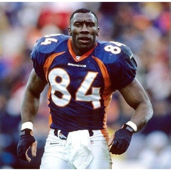 Shannon Sharpe (Nike)-(Broncos)-(Jersey)-(Blue)-(Good Condition)-(Size XL)-$90 - Picture 4 of 10